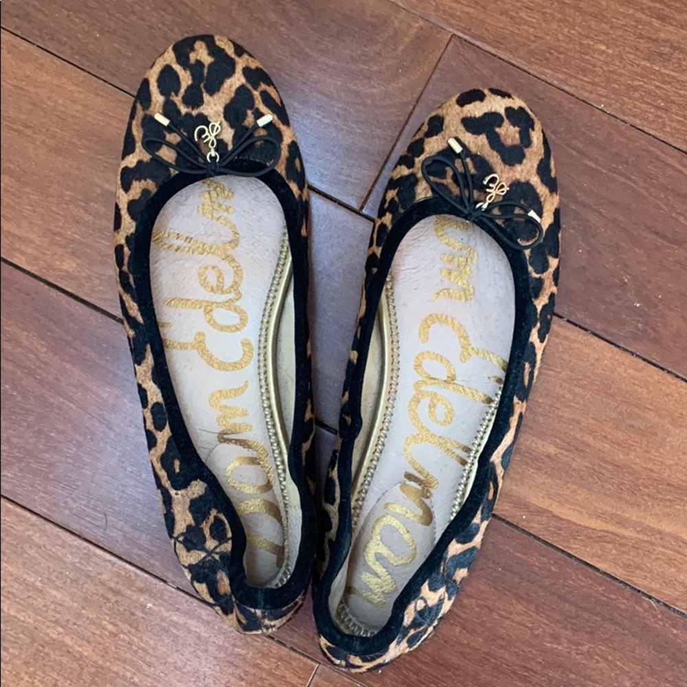 Sam Edelman Size 7.5 Cheetah Flats